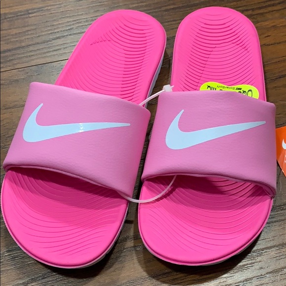 NIKE WMNS KAWA SLIDE Psychic Pink/White - Picture 9 of 16